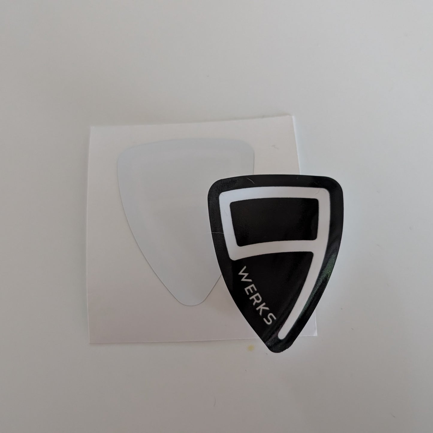 9WERKS logo sticker, pair, front adhesive