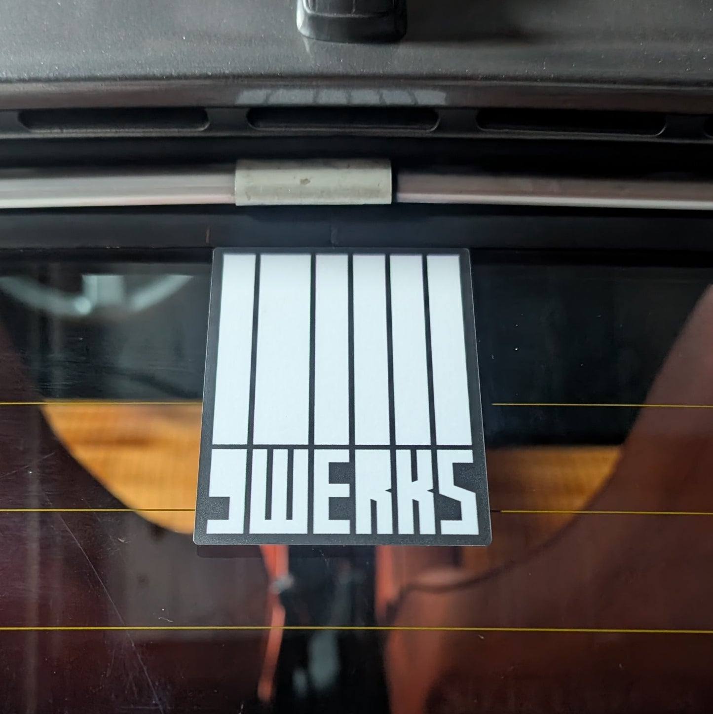 9WERKS Safety Stripe Sticker