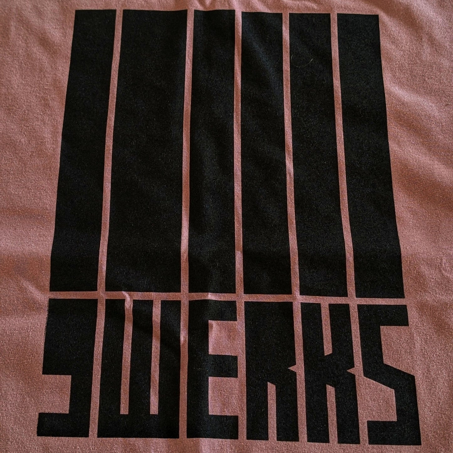 9WERKS Safety Stripe T-Shirt - lilac with black print