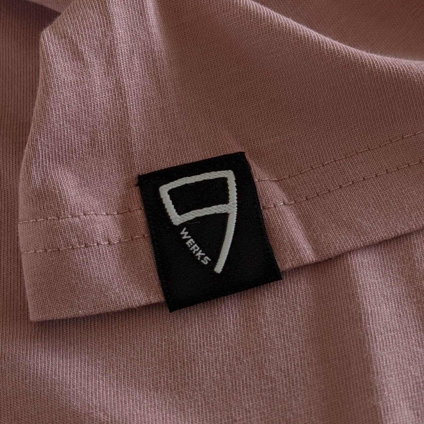 9WERKS Safety Stripe T-Shirt - lilac with black print