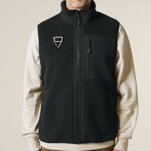 9WERKS Logo Gilet Jacket, black